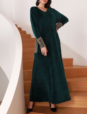 Rochie lunga SHEIN, verde