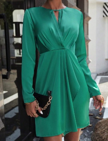 Rochie scurta SHEIN, verde