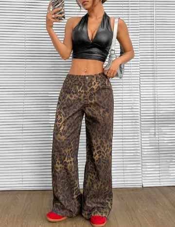 Blugi SHEIN, animal print Animal print