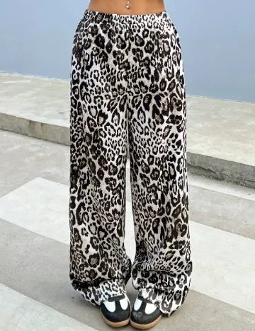 Pantaloni SHEIN, animal print Animal print