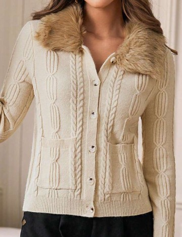 Cardigan SHEIN, crem