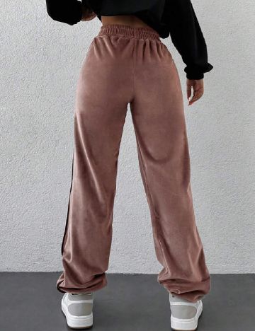 Pantaloni SHEIN, roz pudra