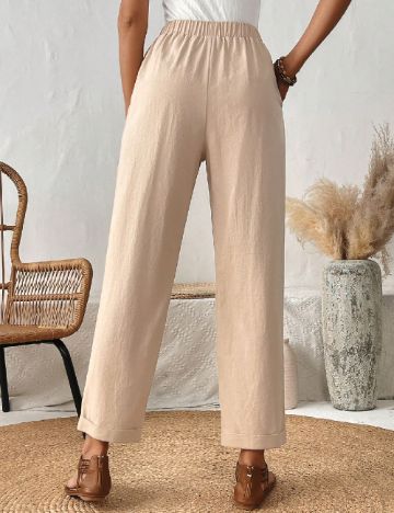 Pantaloni Emery Rose, crem