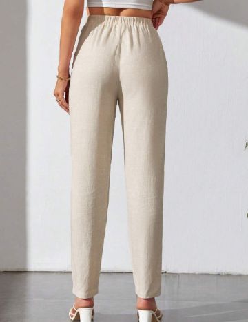 Pantaloni SHEIN, crem