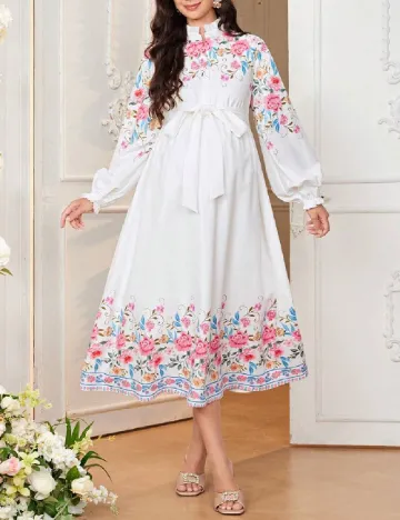 Rochie medie SHEIN Maternity, alb Alb