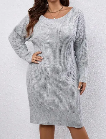 Rochie scurta SHEIN CURVE, gri Gri