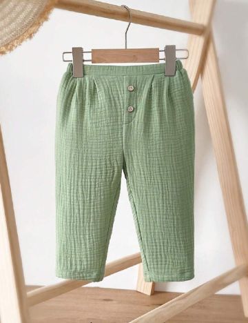 Pantaloni Shein Kids, verde