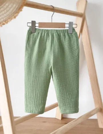 Pantaloni Shein Kids, verde Verde