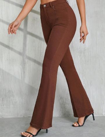 Pantaloni SHEIN, maro