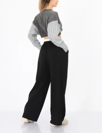 Pantaloni SHEIN, negru Negru