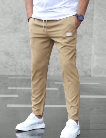 Pantaloni SHEIN, maro deschis