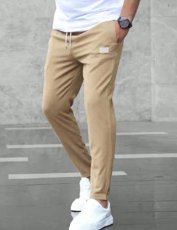 Pantaloni SHEIN, maro deschis Maro