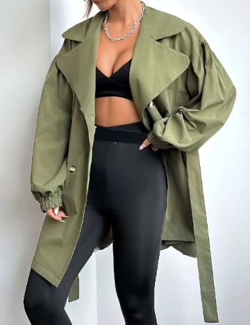 Trench SHEIN, verde