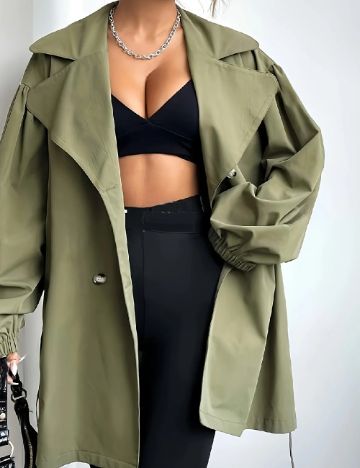 Trench SHEIN, verde