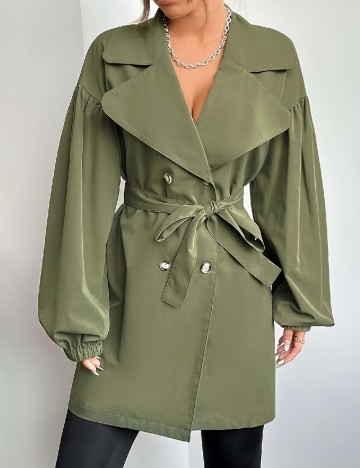 Trench SHEIN, verde