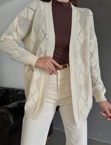 Cardigan SHEIN, crem