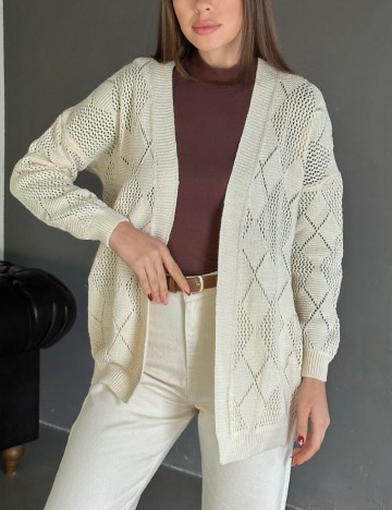 Cardigan SHEIN, crem