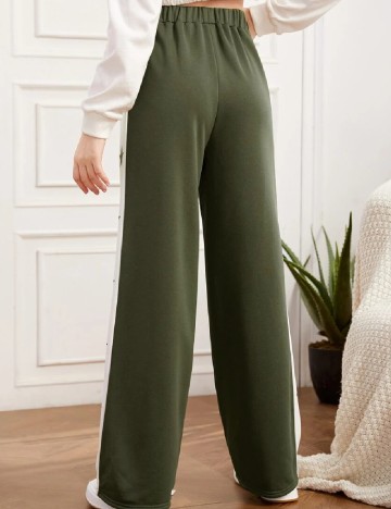 Pantaloni Shein Kids, verde