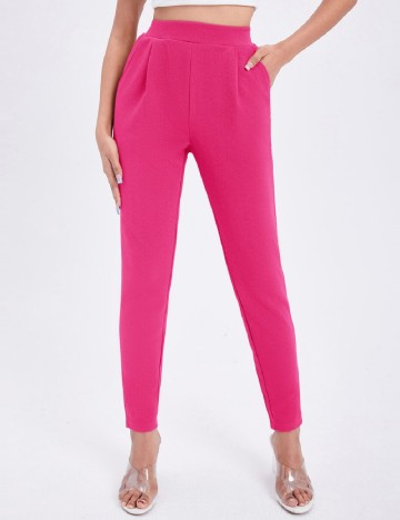 Pantaloni SHEIN, roz