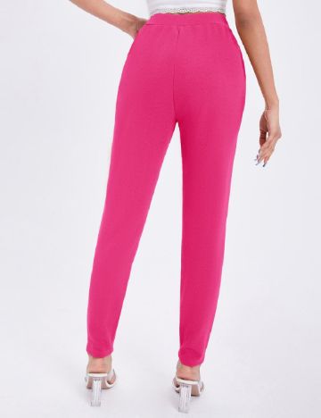 Pantaloni SHEIN, roz