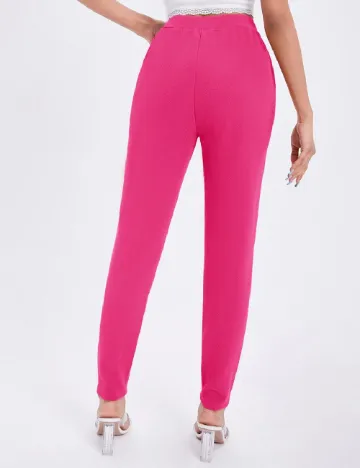 Pantaloni SHEIN, roz Roz