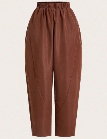 Pantaloni SHEIN, maro