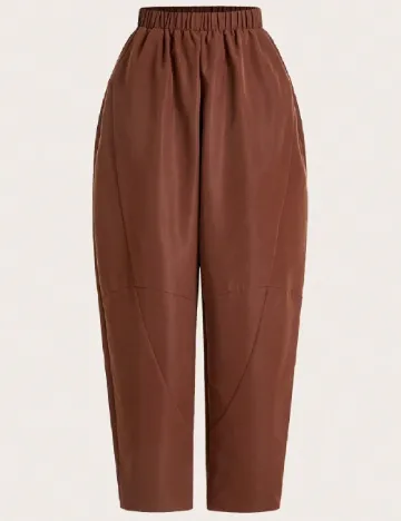 Pantaloni SHEIN, maro Maro