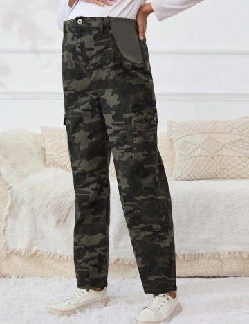 Pantaloni SHEIN Maternity, army