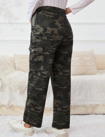 Pantaloni SHEIN Maternity, army