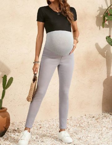 Blugi SHEIN Maternity, gri