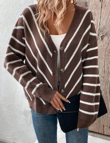 Cardigan SHEIN, maro Maro