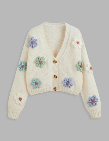 Cardigan SHEIN, crem