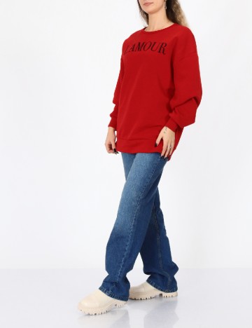 Bluza Oversize SHEIN, rosu