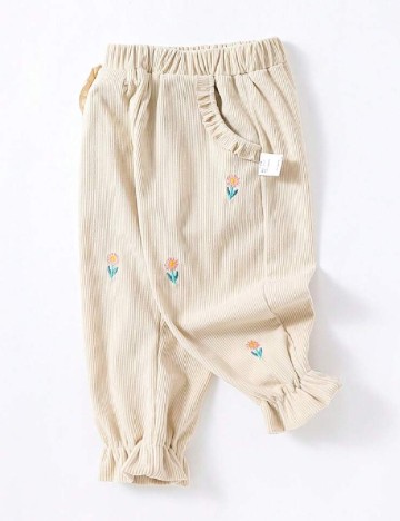 Pantaloni Shein Kids, crem