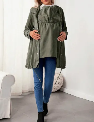 Geaca SHEIN Maternity, verde Verde