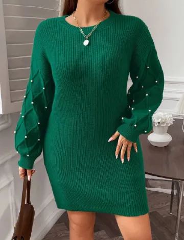 Rochie scurta SHEIN CURVE, verde Verde