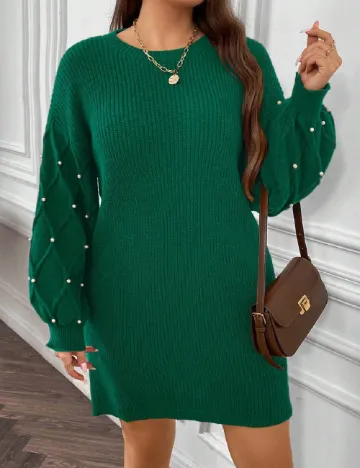 Rochie scurta SHEIN CURVE, verde Verde