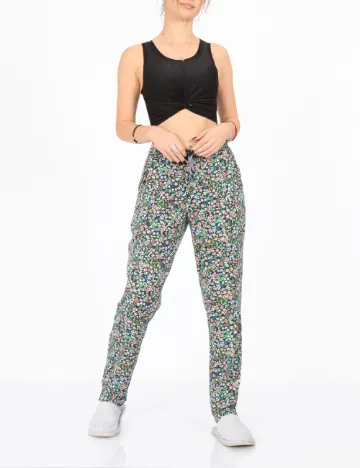 Pantaloni de pijama s.Oliver, floral Floral print