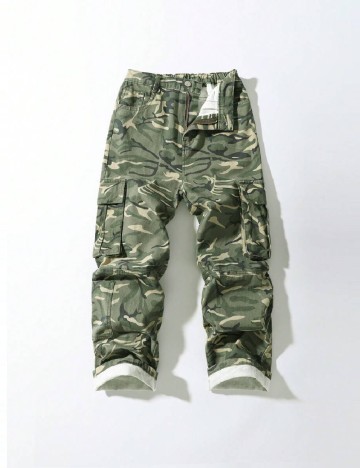 Pantaloni Shein Kids, army