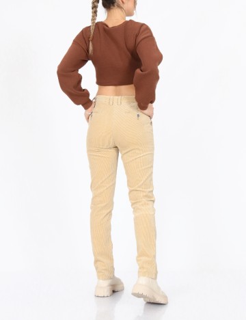 Pantaloni SHEIN, maro deschis