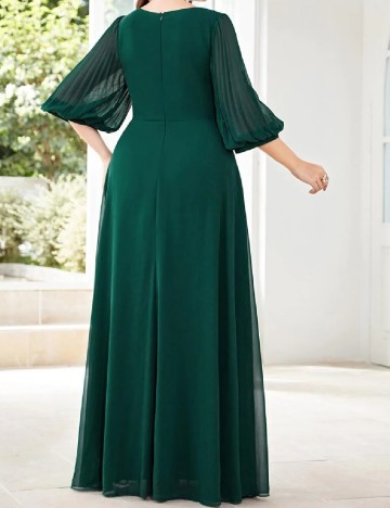 Rochie lunga SHEIN CURVE, verde