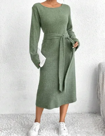 Rochie medie SHEIN, verde Verde