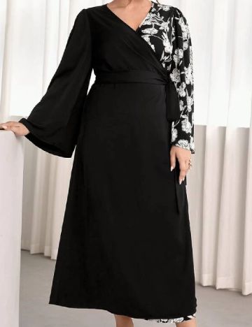 Rochie lunga SHEIN CURVE, negru