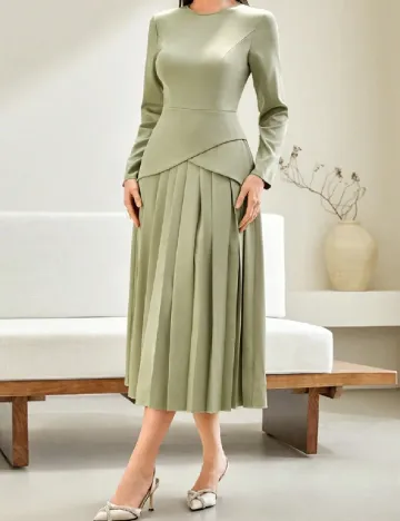 Rochie medie SHEIN, verde Verde