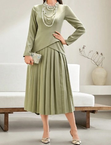 Rochie medie SHEIN, verde