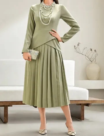 Rochie medie SHEIN, verde Verde