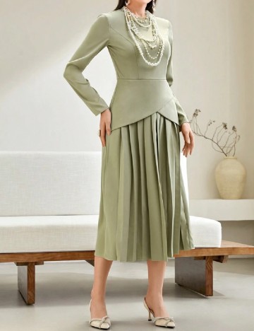 Rochie medie SHEIN, verde