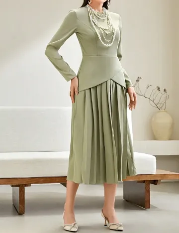 Rochie medie SHEIN, verde Verde