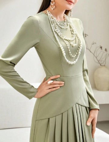 Rochie medie SHEIN, verde