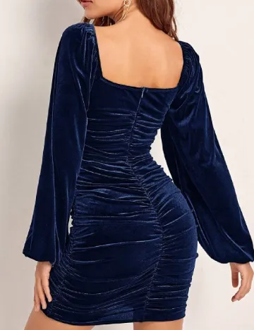 Rochie scurta SHEIN, bleumarin Albastru